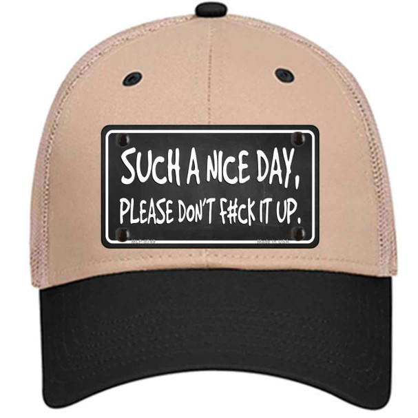 Such A Nice Day Wholesale Novelty License Plate Hat