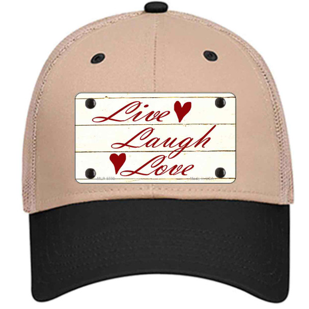Live, Laugh, Love Wholesale Novelty License Plate Hat