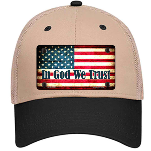 In God We Trust American Flag Wholesale Novelty License Plate Hat