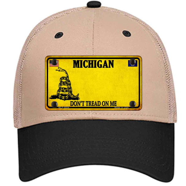 Michigan Dont Tread On Me Wholesale Novelty License Plate Hat