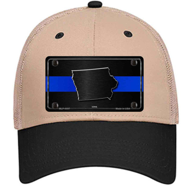 Iowa Thin Blue Line Wholesale Novelty License Plate Hat