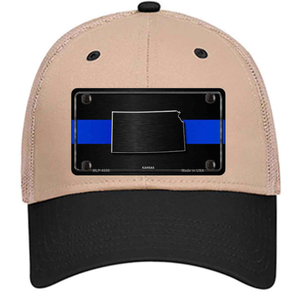 Kansas Thin Blue Line Wholesale Novelty License Plate Hat