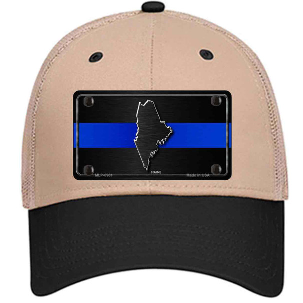 Maine Thin Blue Line Wholesale Novelty License Plate Hat