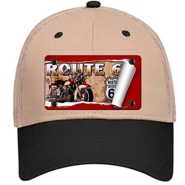 Route 66 Mother Road Scroll Wholesale Novelty License Plate Hat