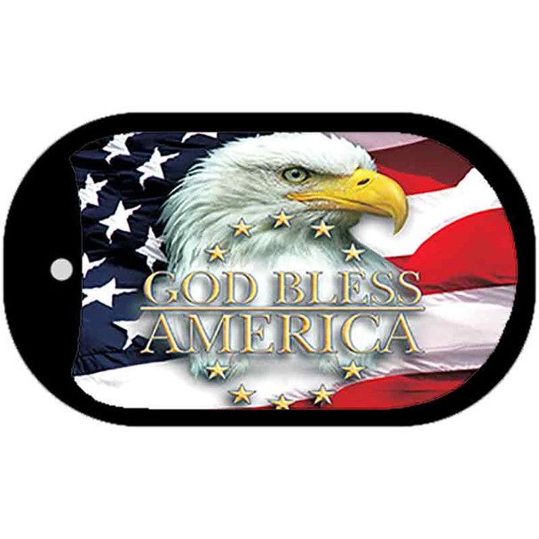 God Bless America Dog Tag Kit Wholesale Metal Novelty Necklace