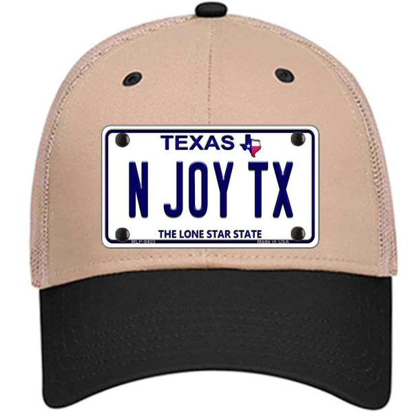 N Joy TX Texas Wholesale Novelty License Plate Hat