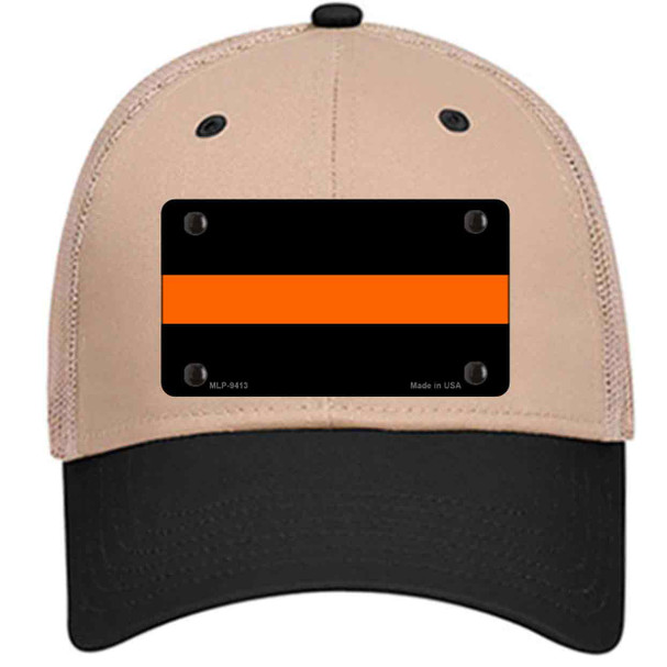 Thin Orange Line Wholesale Novelty License Plate Hat