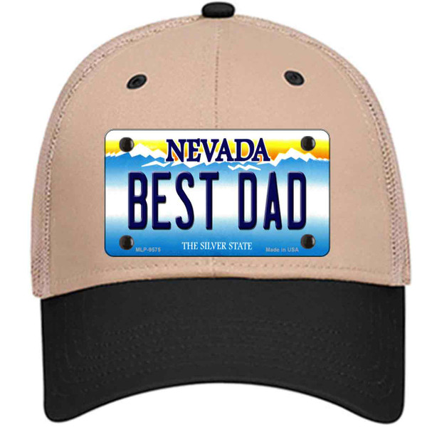 Best Dad Nevada Wholesale Novelty License Plate Hat