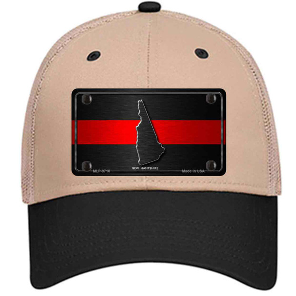 New Hampshire Thin Red Line Wholesale Novelty License Plate Hat