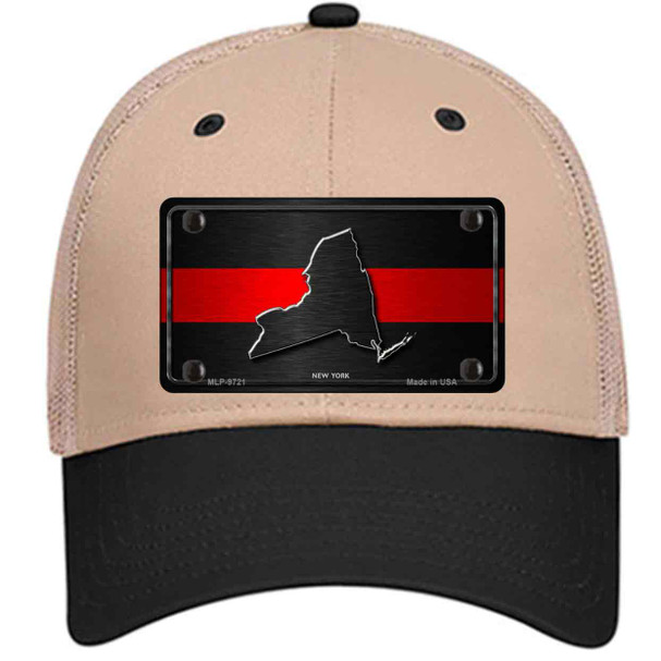 New York Thin Red Line Wholesale Novelty License Plate Hat