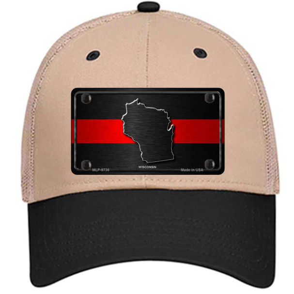 Wisconsin Thin Red Line Wholesale Novelty License Plate Hat