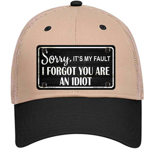 Sorry I Forgot Wholesale Novelty License Plate Hat