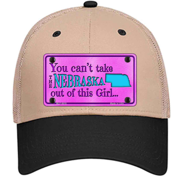 Nebraska Girl Pink Wholesale Novelty License Plate Hat