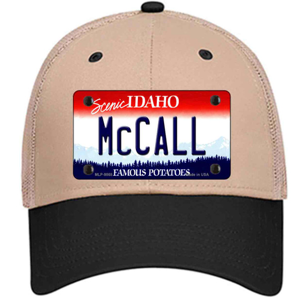 McCall Idaho Wholesale Novelty License Plate Hat
