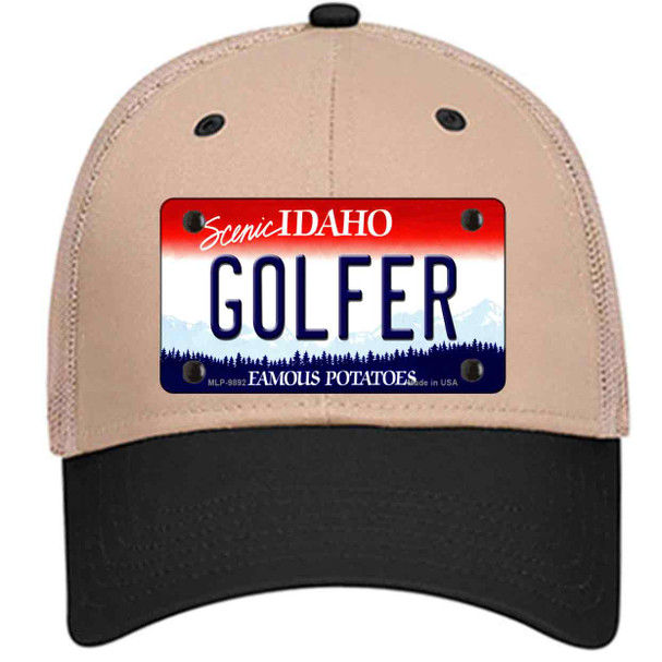 Golfer Idaho Wholesale Novelty License Plate Hat