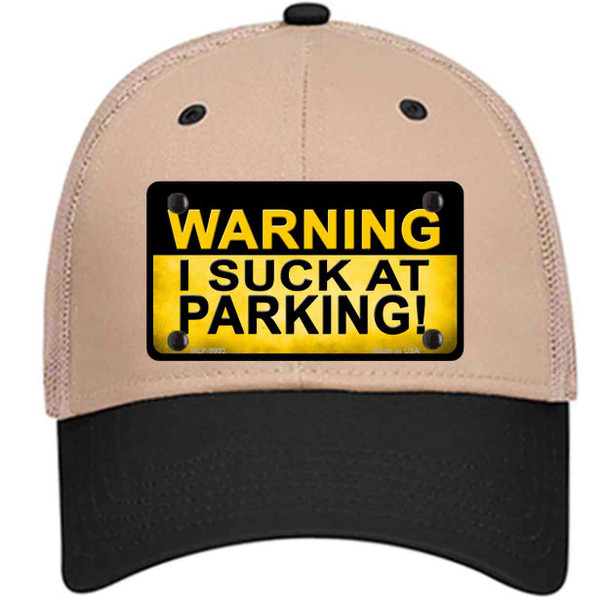 Warning Suck At Parking Wholesale Novelty License Plate Hat
