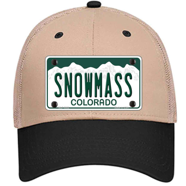 Snowmass Colorado Wholesale Novelty License Plate Hat