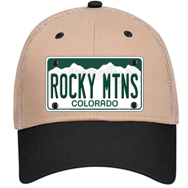 Rocky Mountains Colorado Wholesale Novelty License Plate Hat