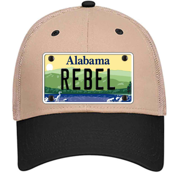 Rebel Alabama Wholesale Novelty License Plate Hat