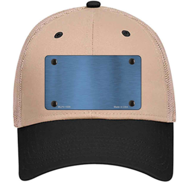 Light Blue Metallic Solid Wholesale Novelty License Plate Hat