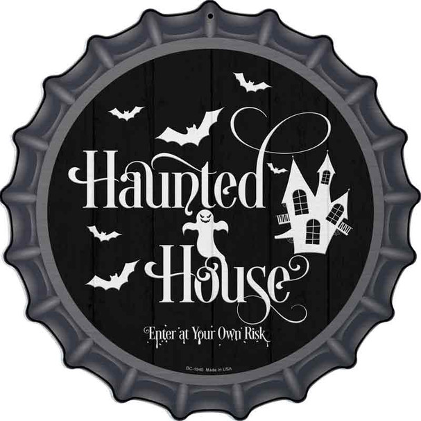 Haunted House Wholesale Novelty Metal Bottle Cap Sign