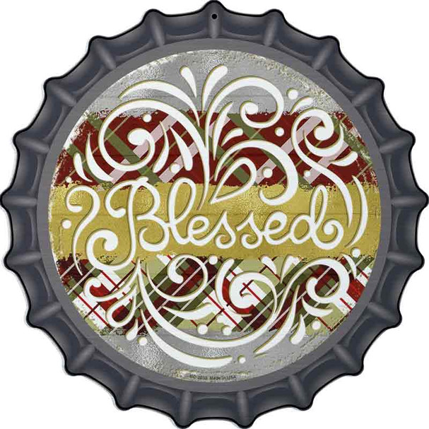 Blessed Christmas Wholesale Novelty Metal Bottle Cap Sign