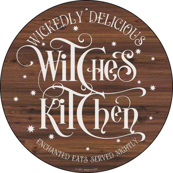 Witches Kitchen Wholesale Novelty Metal Circle Sign