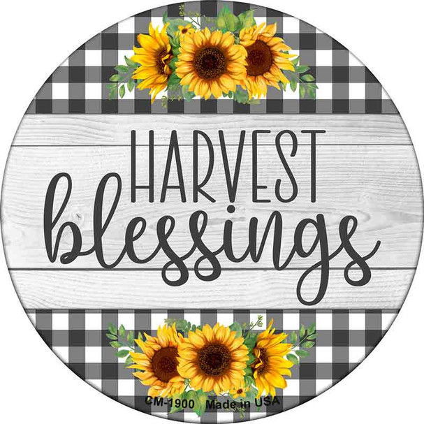 Harvest Blessings Wholesale Novelty Circle Coaster Set of 4