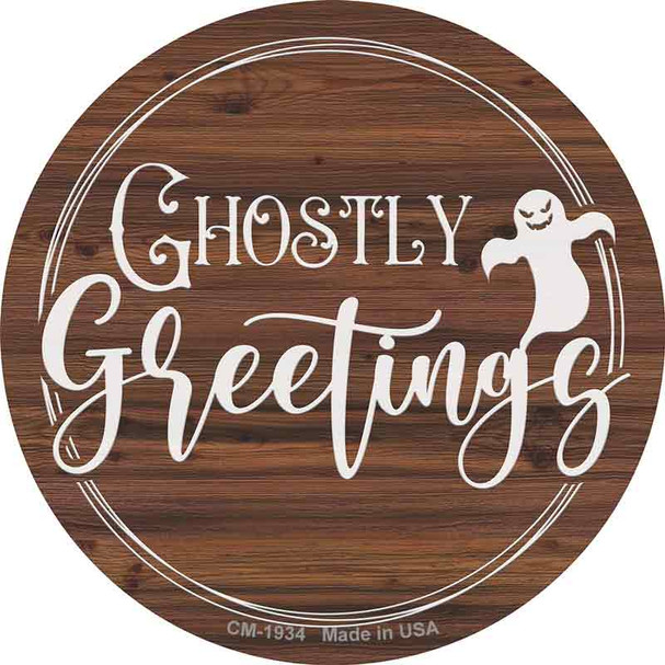 Ghostly Greetings Wholesale Novelty Circle Coaster Set of 4
