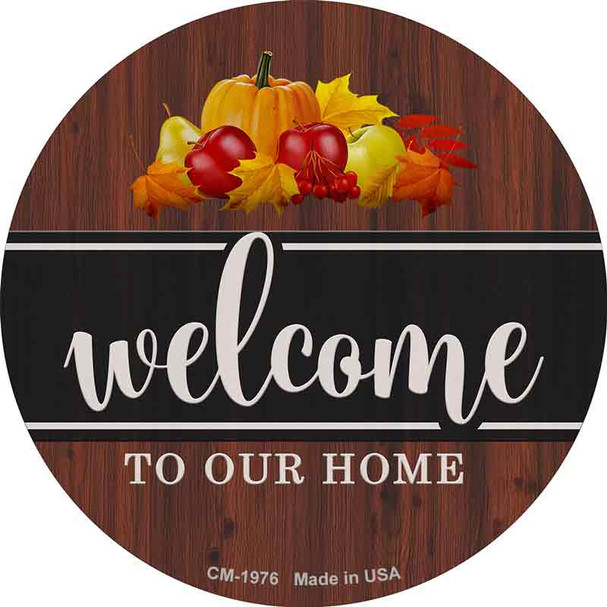 Welcome To Our Home Wholesale Novelty Circle Coaster Set of 4