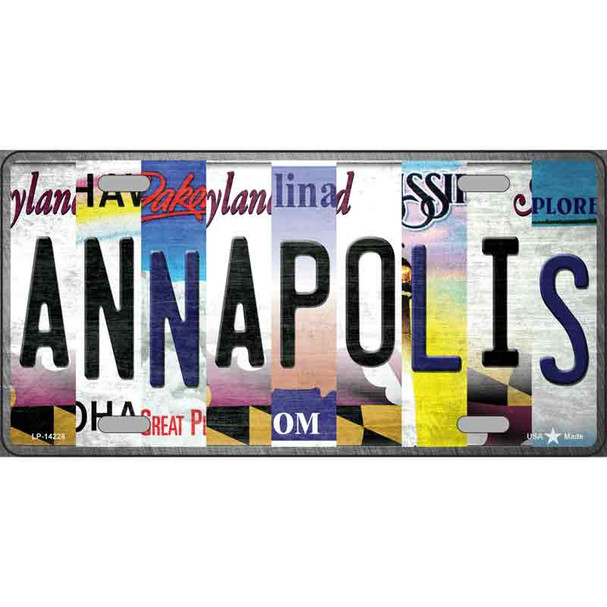 Annapolis Strip Art Wholesale Novelty Metal License Plate