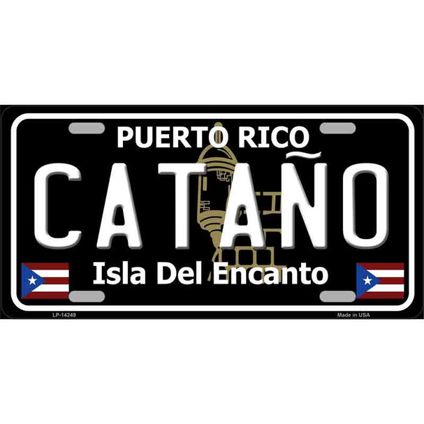 Catano Puerto Rico Black Wholesale Novelty Metal License Plate