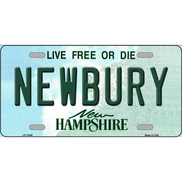 Newbury New Hampshire Wholesale Novelty Metal License Plate