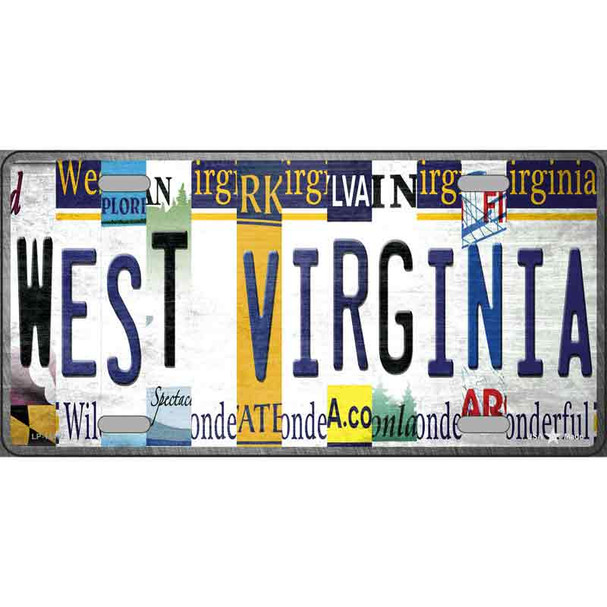 West Virginia License Plate Art Wholesale Novelty Metal License Plate