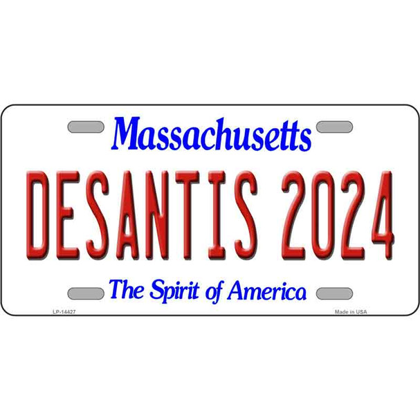 Desantis 2024 Massachusetts Wholesale Novelty Metal License Plate