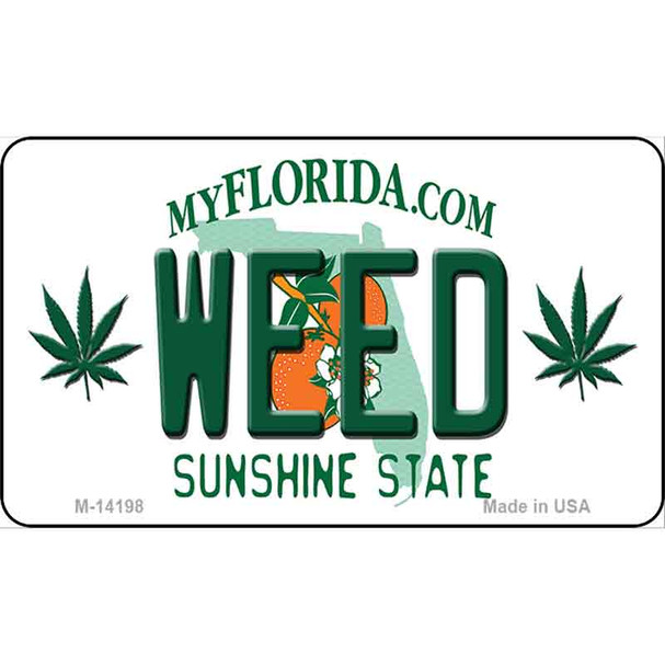 Weed Florida Wholesale Novelty Metal Magnet