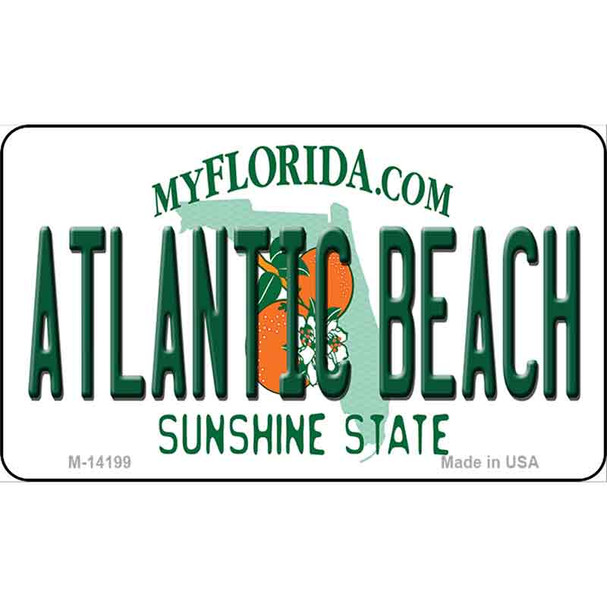 Atlantic Beach Florida Wholesale Novelty Metal Magnet