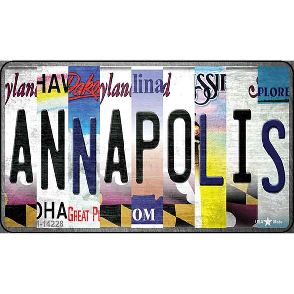 Annapolis Strip Art Wholesale Novelty Metal Magnet