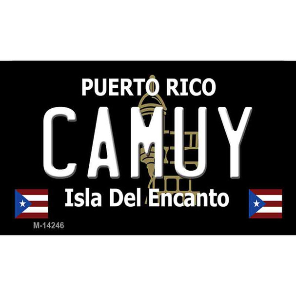 Camuy Puerto Rico Black Wholesale Novelty Metal Magnet