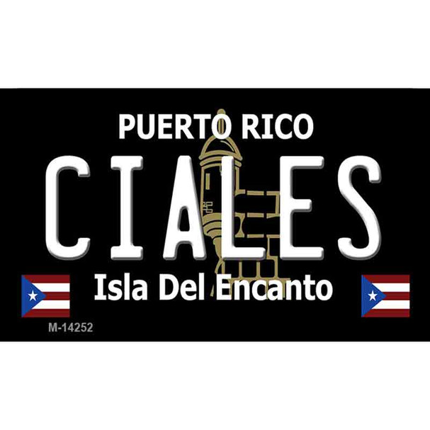 Ciales Puerto Rico Black Wholesale Novelty Metal Magnet