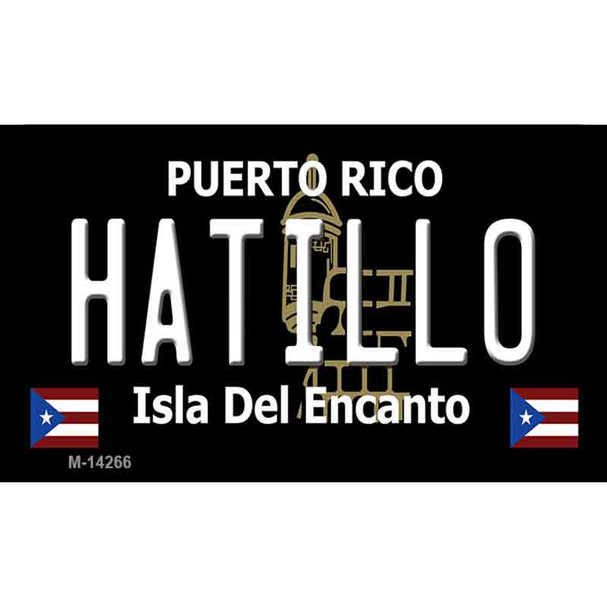 Hatillo Puerto Rico Black Wholesale Novelty Metal Magnet