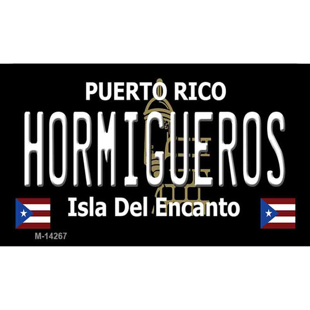 Hormigueros Puerto Rico Black Wholesale Novelty Metal Magnet