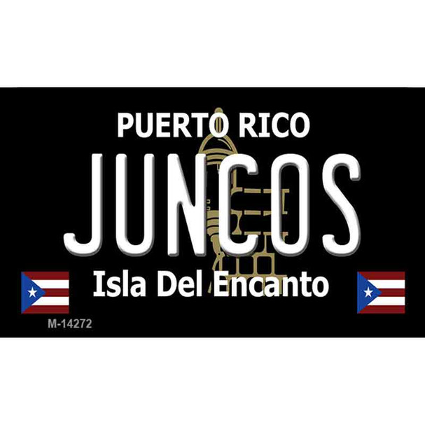 Juncos Puerto Rico Black Wholesale Novelty Metal Magnet