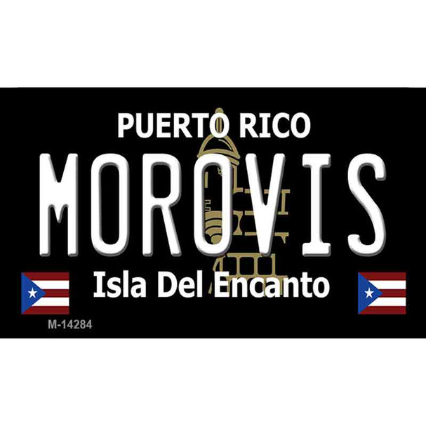 Morovis Puerto Rico Black Wholesale Novelty Metal Magnet