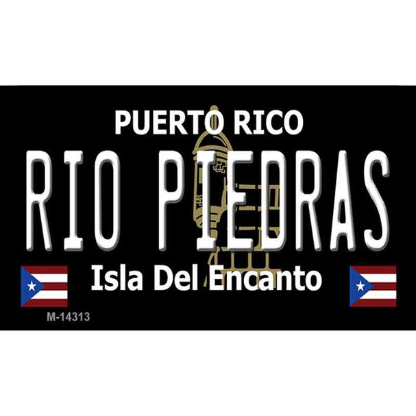 Rio Piedras Puerto Rico Black Wholesale Novelty Metal Magnet