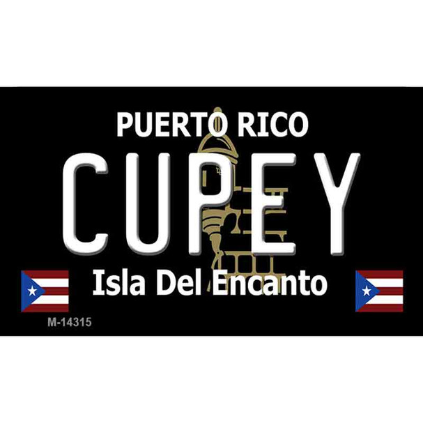 Cupey Puerto Rico Black Wholesale Novelty Metal Magnet