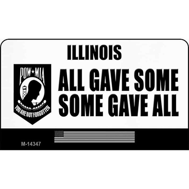 Illinois POW MIA Some Gave All Wholesale Novelty Metal Magnet