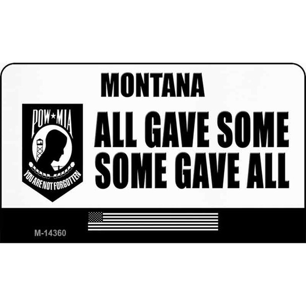 Montana POW MIA Some Gave All Wholesale Novelty Metal Magnet