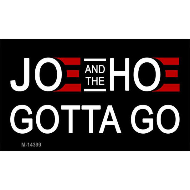 Joe and the Hoe Wholesale Novelty Metal Magnet