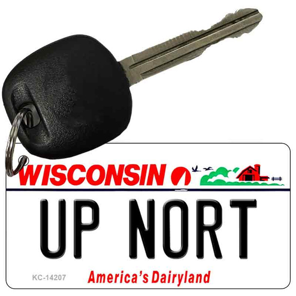 Up Nort Wisconsin Wholesale Novelty Metal Key Chain